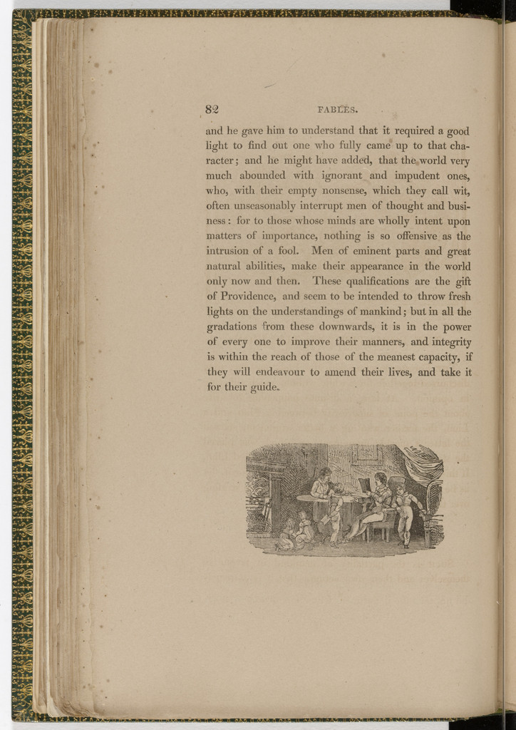 Tailpiece (page 82) from The Fables of Aesop