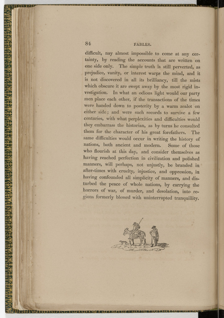 Tailpiece (page 84) from The Fables of Aesop