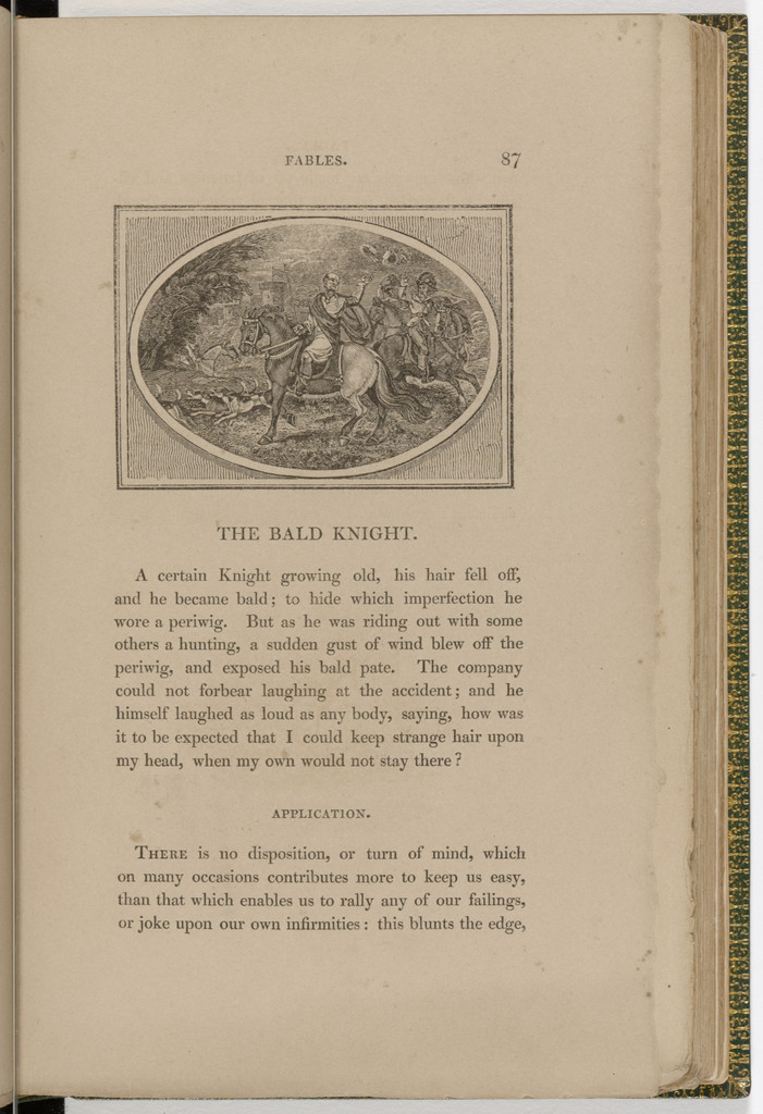 Headpiece (page 87) from The Fables of Aesop