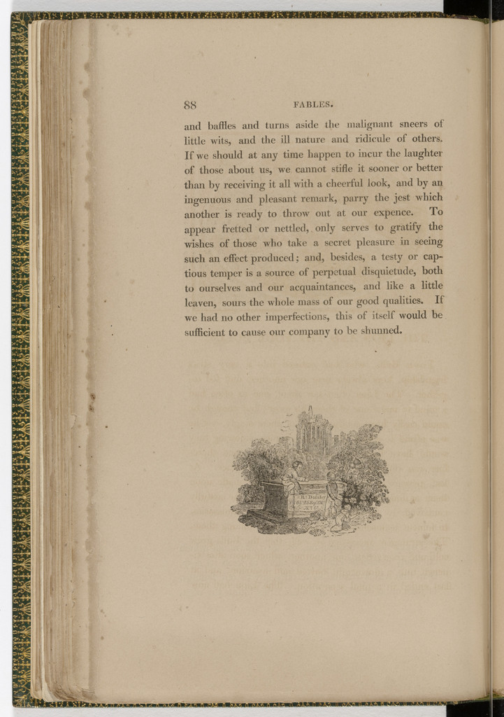 Tailpiece (page 88) from The Fables of Aesop