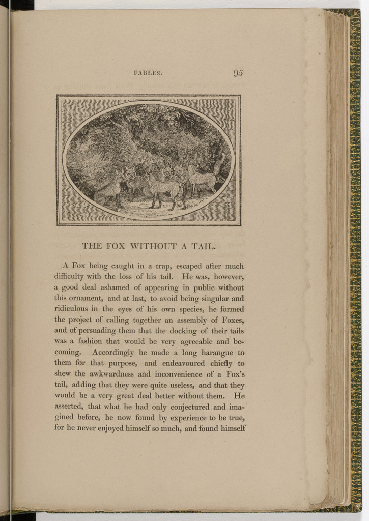 Headpiece (page 95) from The Fables of Aesop