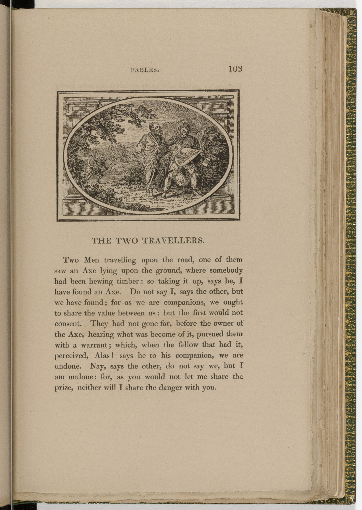 Thomas Bewick. Headpiece (page 103) from The Fables of Aesop