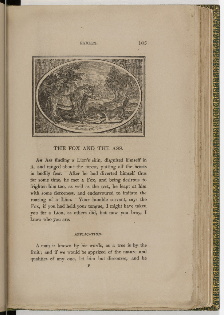 Headpiece (page 105) from The Fables of Aesop