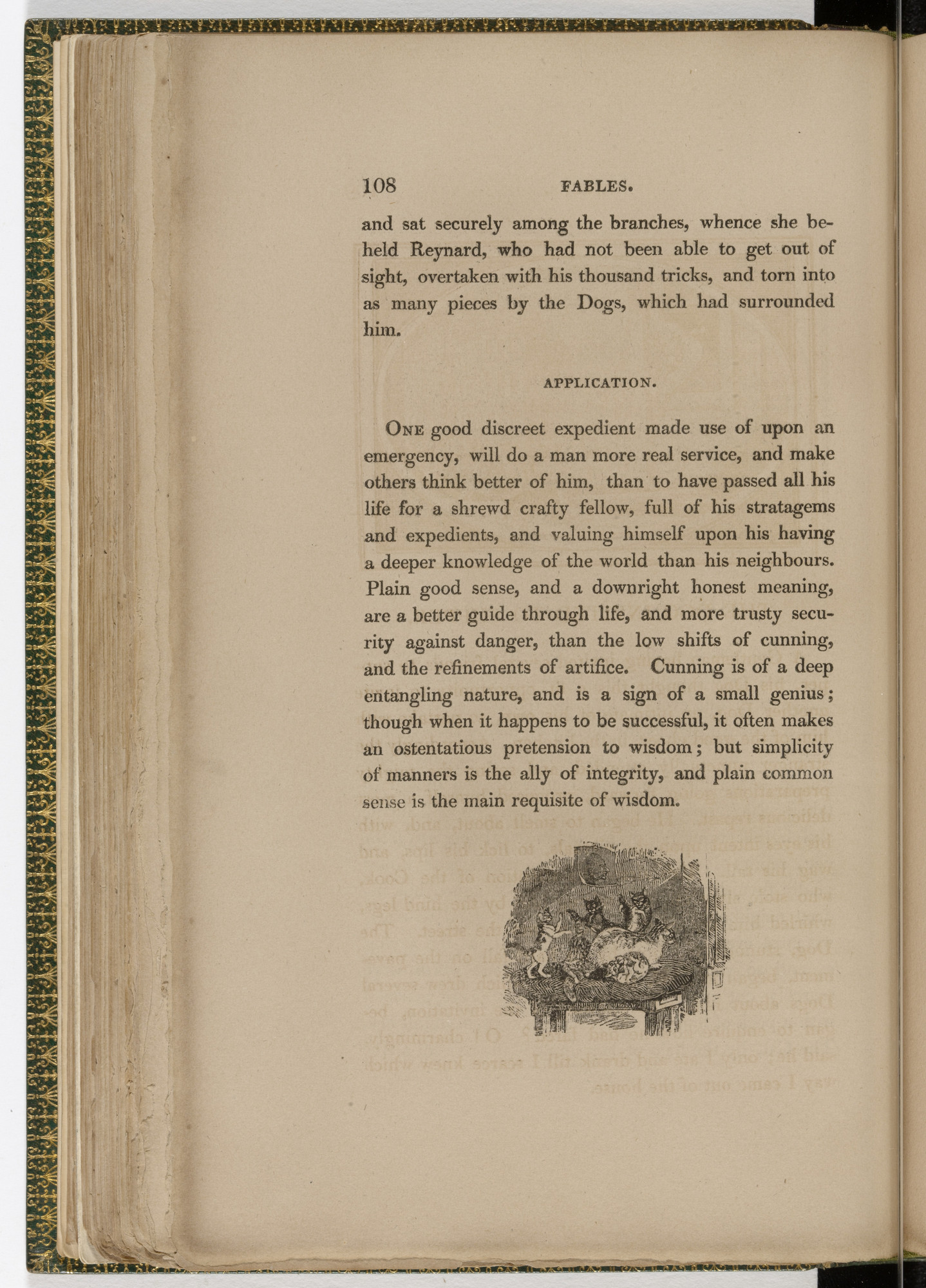 Thomas Bewick. Tailpiece (page 108) from The Fables of Aesop