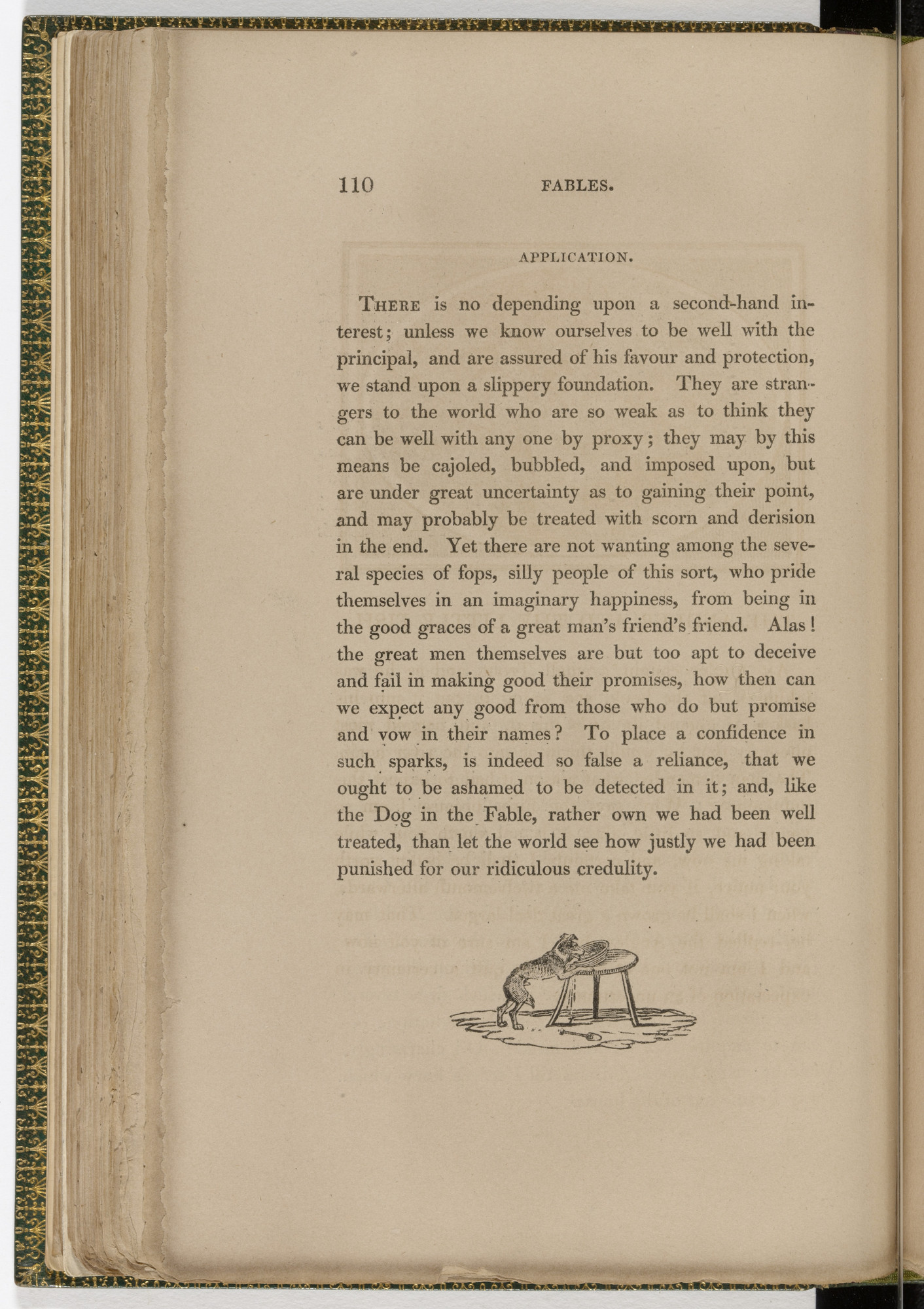 Thomas Bewick. Tailpiece (page 110) from The Fables of Aesop