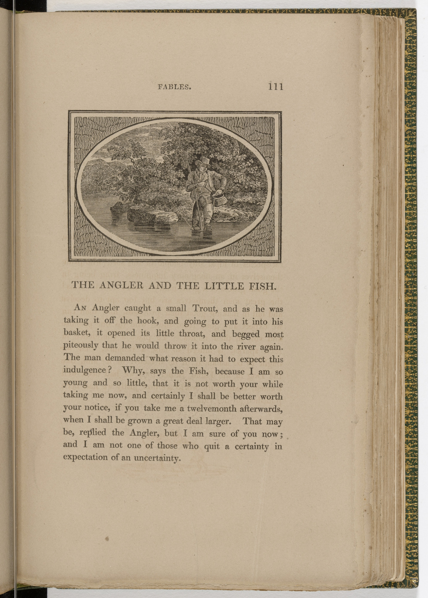 Thomas Bewick. Headpiece (page 111) from The Fables of Aesop