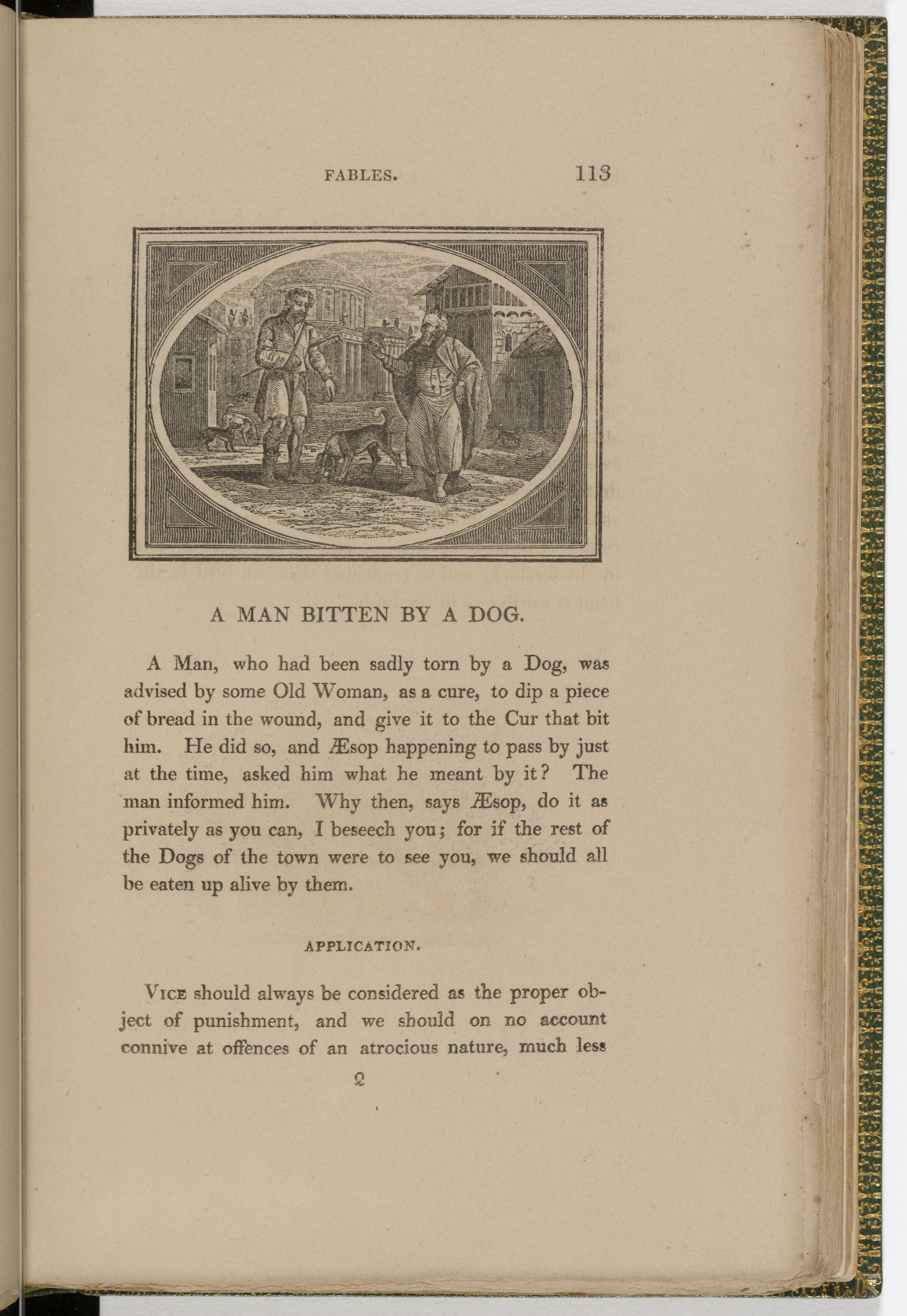 Thomas Bewick. Headpiece (page 113) from The Fables of Aesop