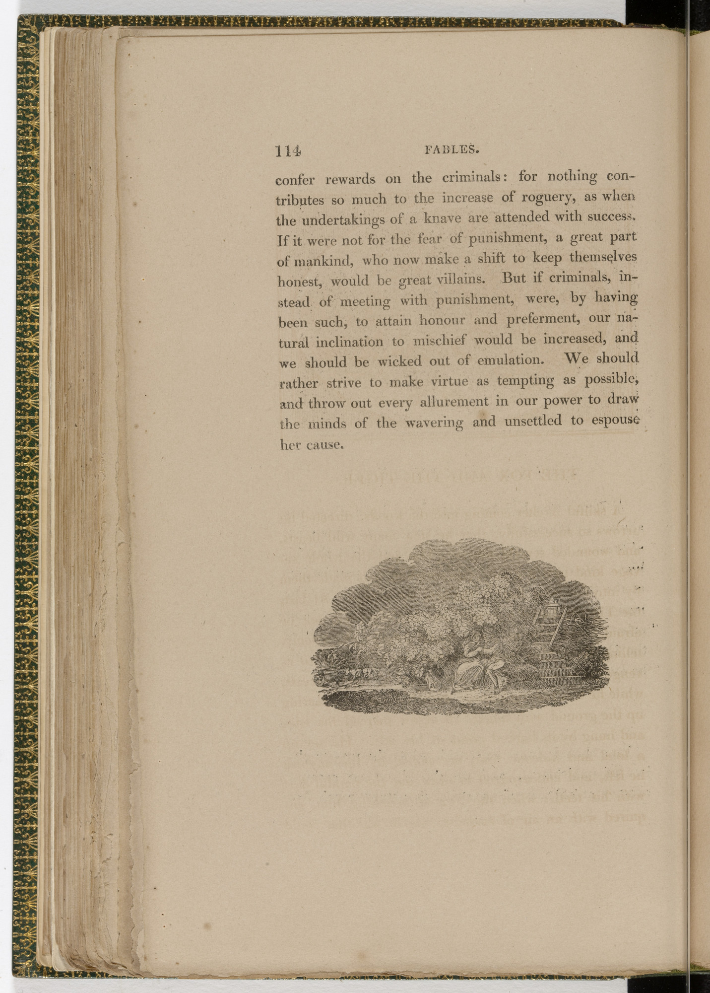 Thomas Bewick. Tailpiece (page 114) from The Fables of Aesop