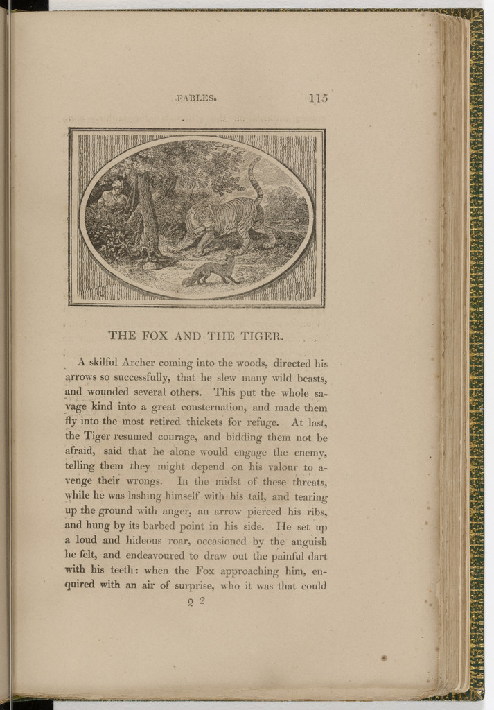 Headpiece (page 115) from The Fables of Aesop