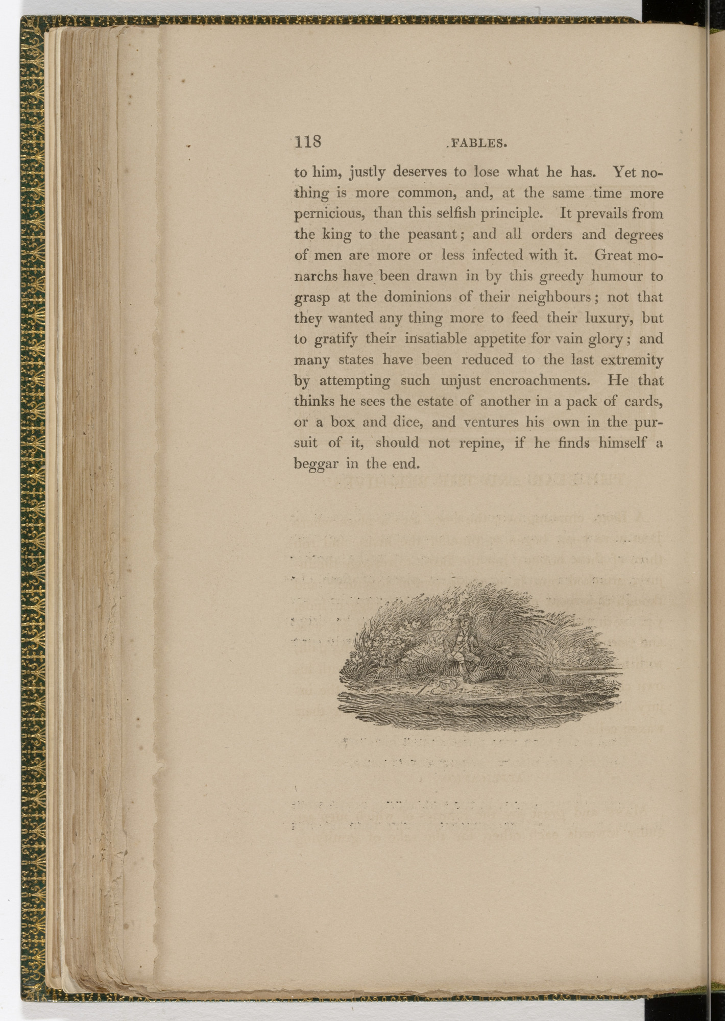 Thomas Bewick. Tailpiece (page 118) from The Fables of Aesop