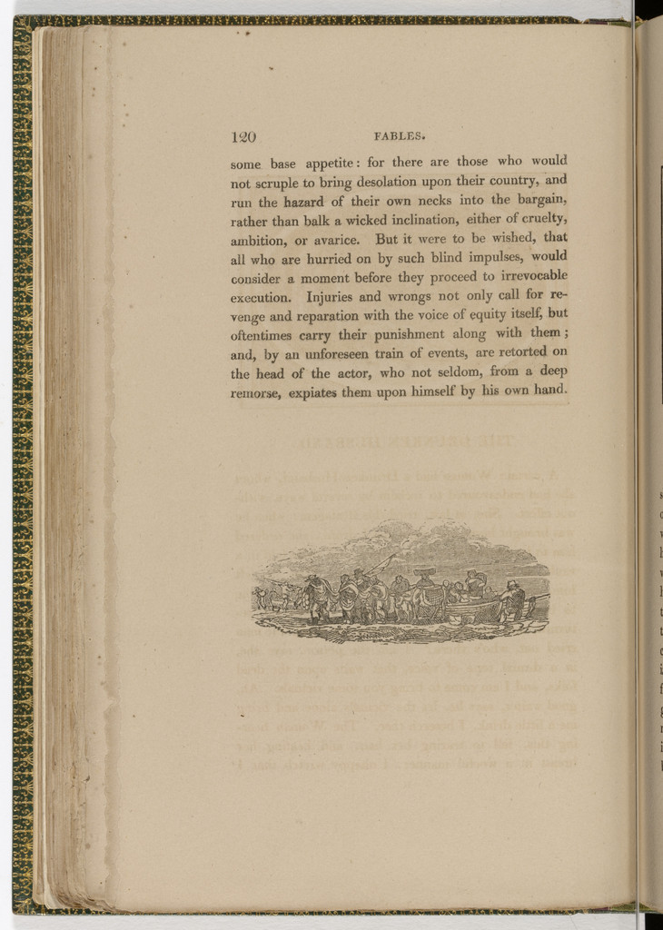 Tailpiece (page 120) from The Fables of Aesop