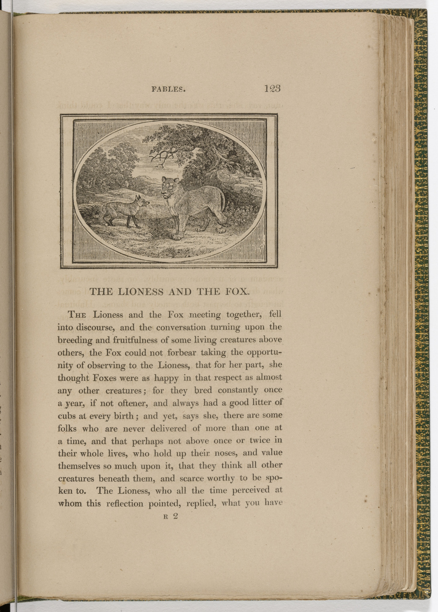 Thomas Bewick. Headpiece (page 123) from The Fables of Aesop