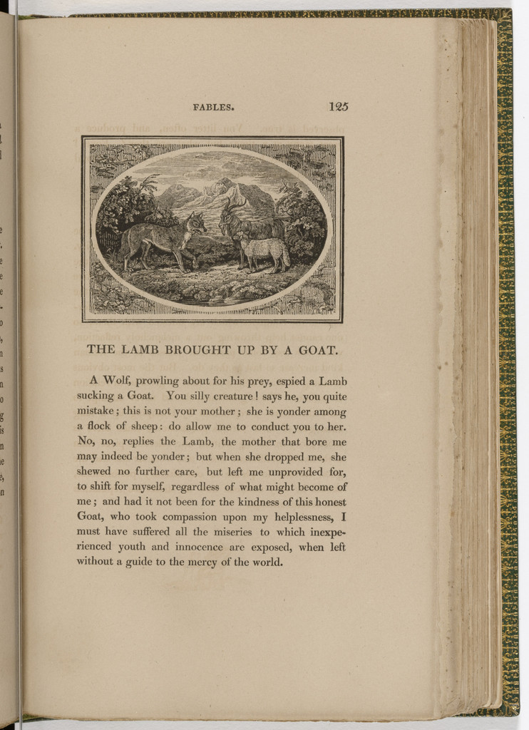 Headpiece (page 125) from The Fables of Aesop