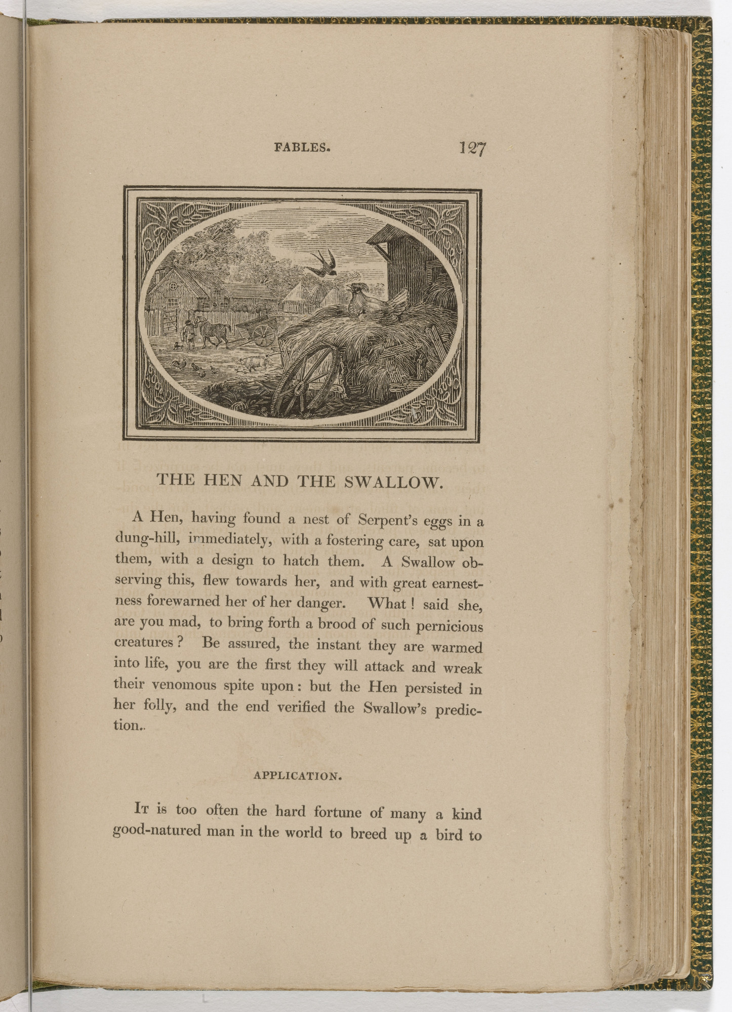 Thomas Bewick. Headpiece (page 127) from The Fables of Aesop