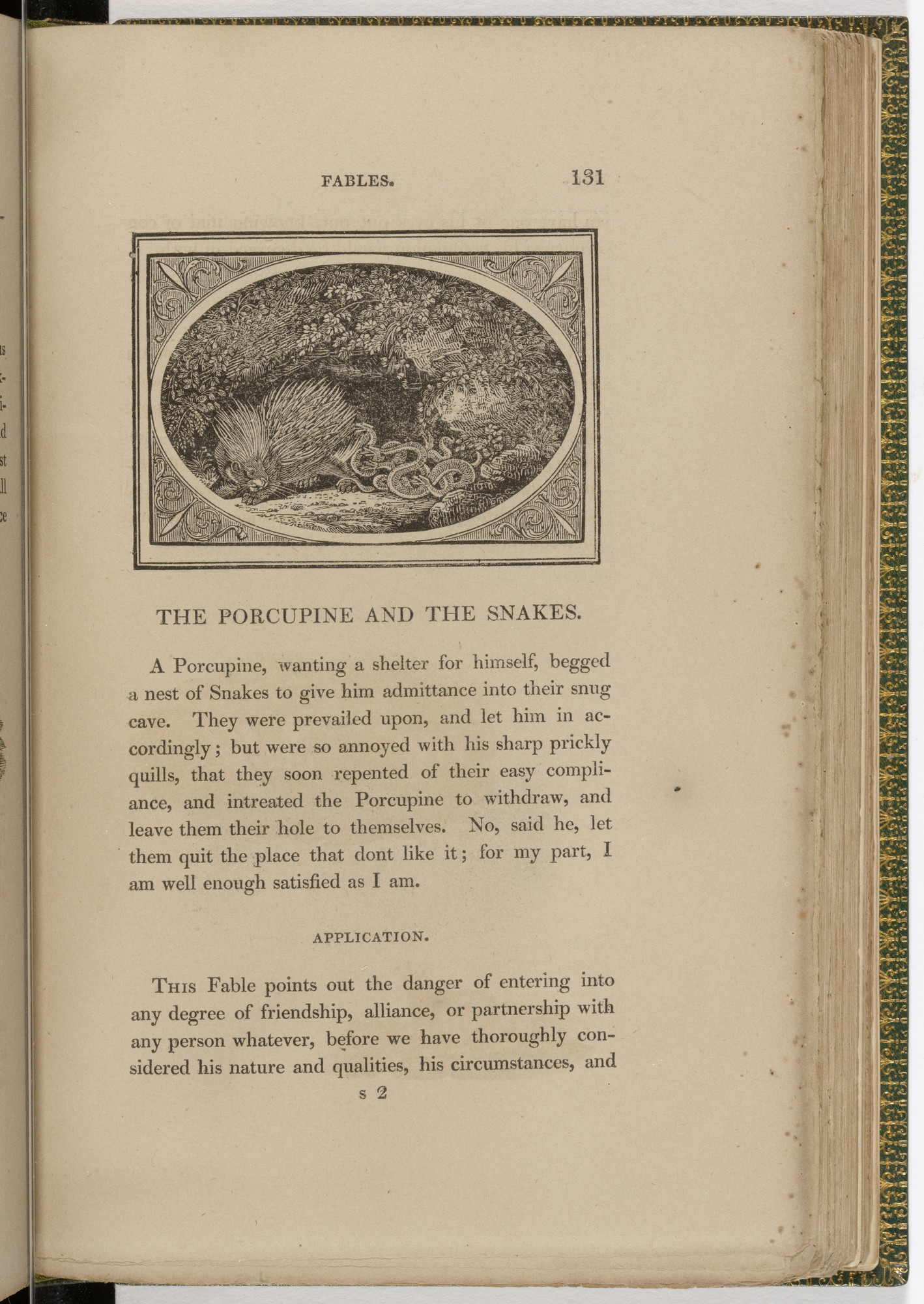 Thomas Bewick. Headpiece (page 131) from The Fables of Aesop