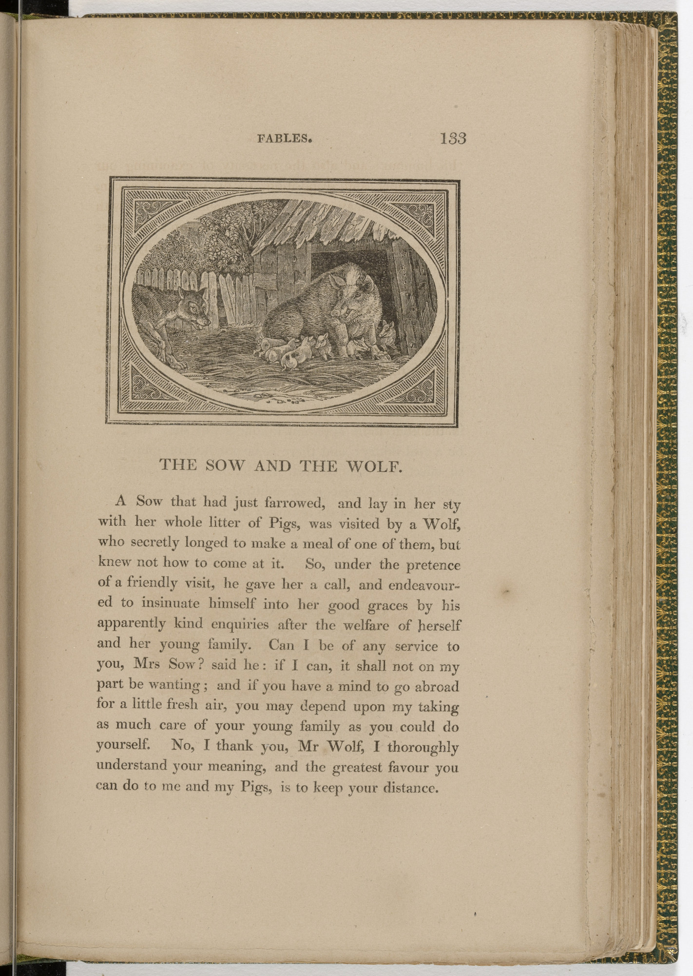 Thomas Bewick. Headpiece (page 133) from The Fables of Aesop