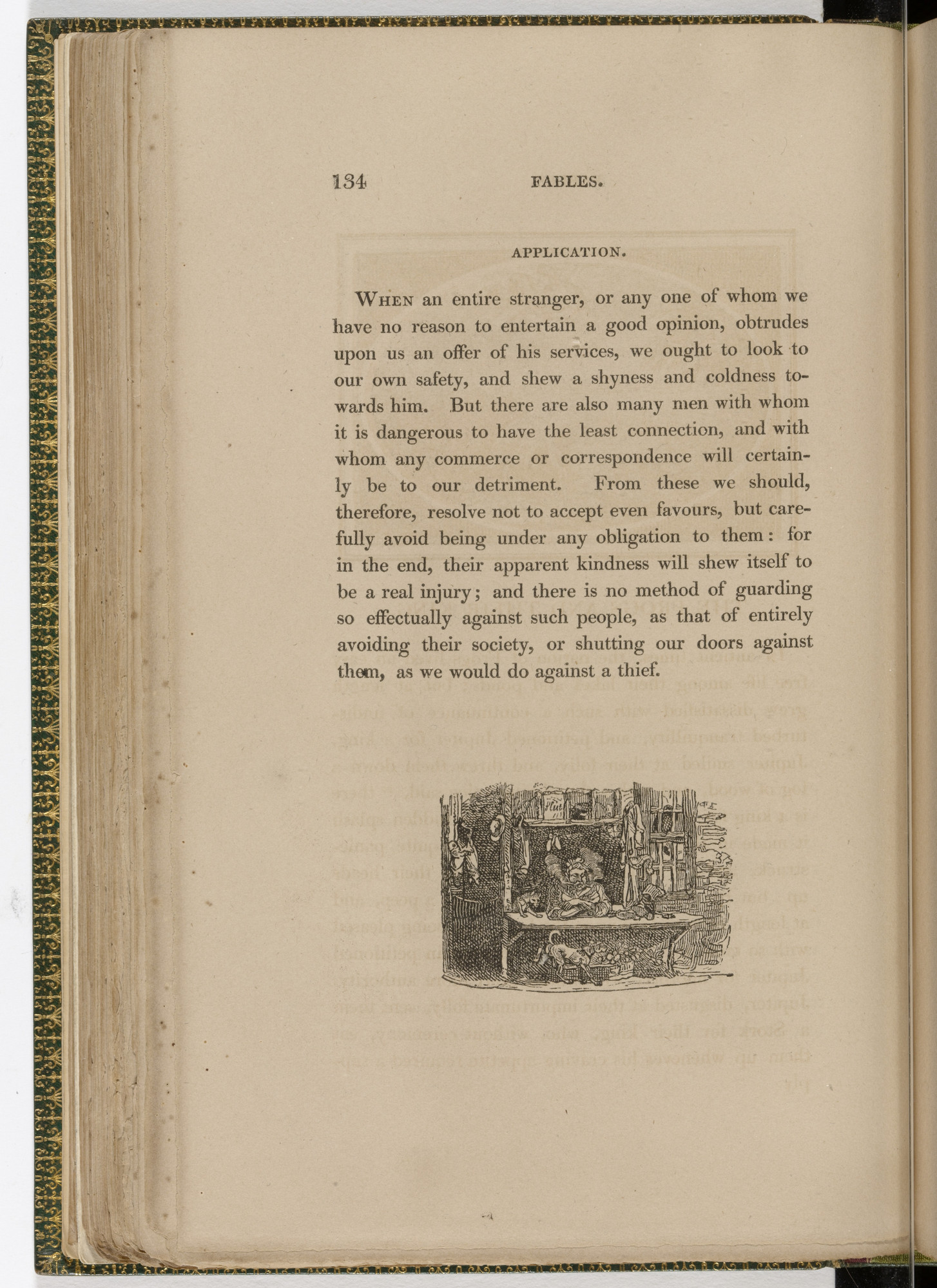 Thomas Bewick. Tailpiece (page 134) from The Fables of Aesop