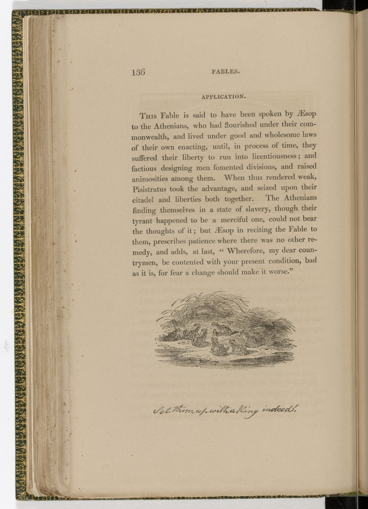 Thomas Bewick. Tailpiece (page 136) from The Fables of Aesop