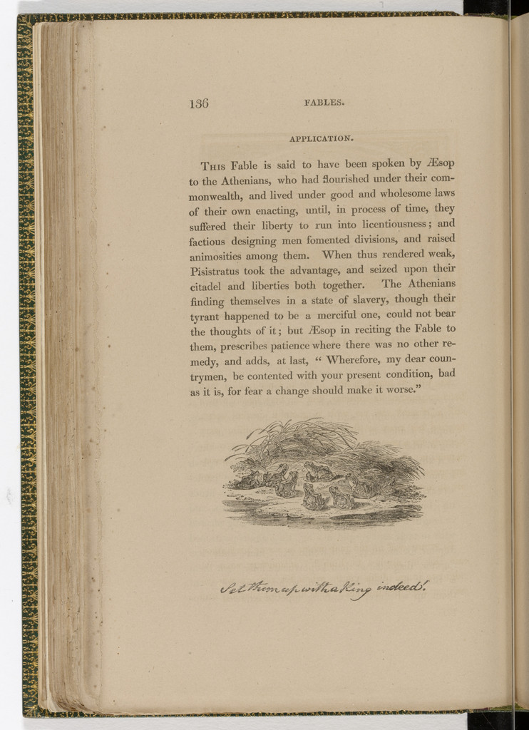 Tailpiece (page 136) from The Fables of Aesop