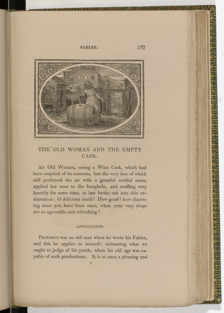 Headpiece (page 137) from The Fables of Aesop