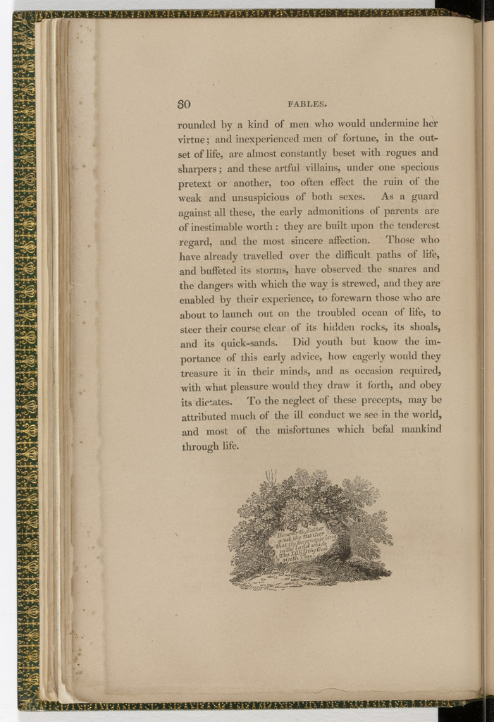 Tailpiece (page 30) from The Fables of Aesop