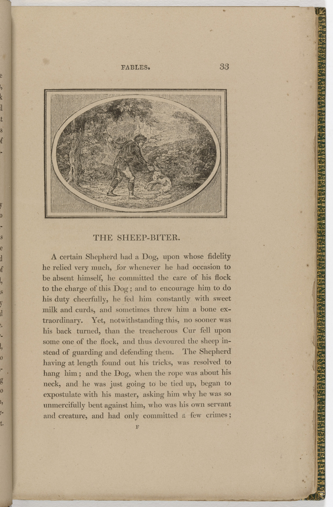 Thomas Bewick. Headpiece (page 33) from The Fables of Aesop
