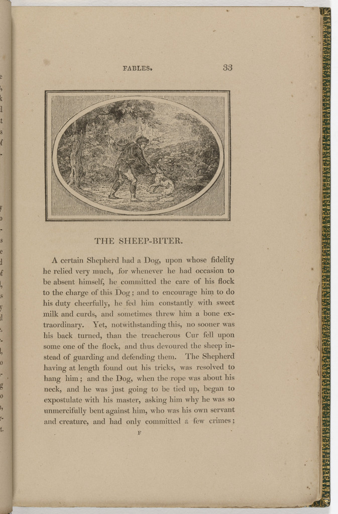 Headpiece (page 33) from The Fables of Aesop