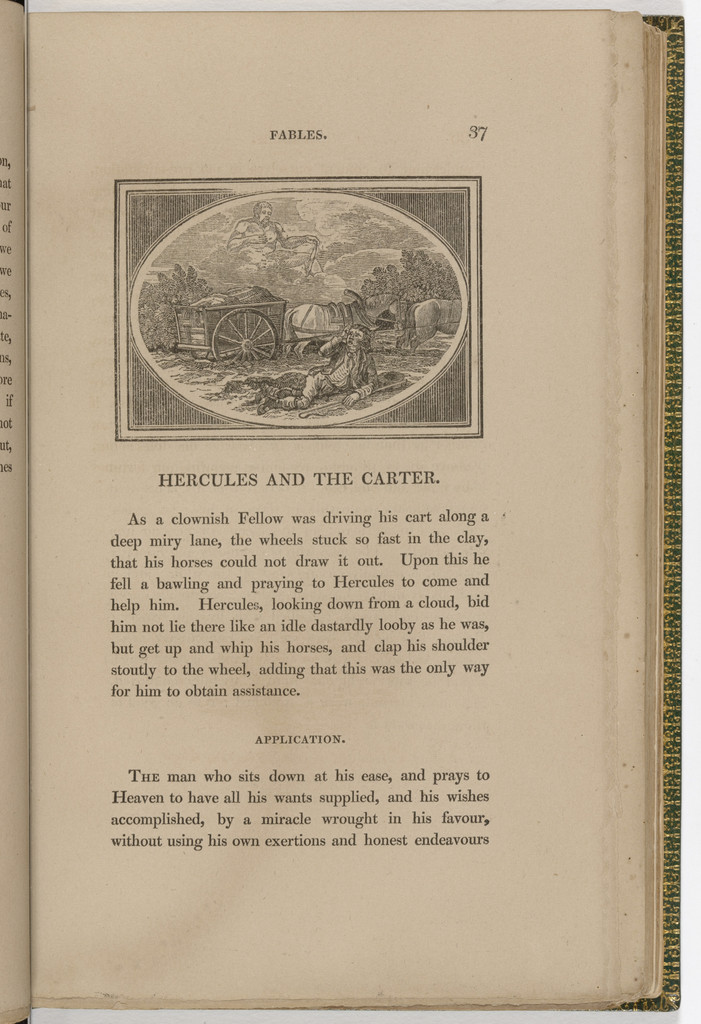 Headpiece (page 37) from The Fables of Aesop