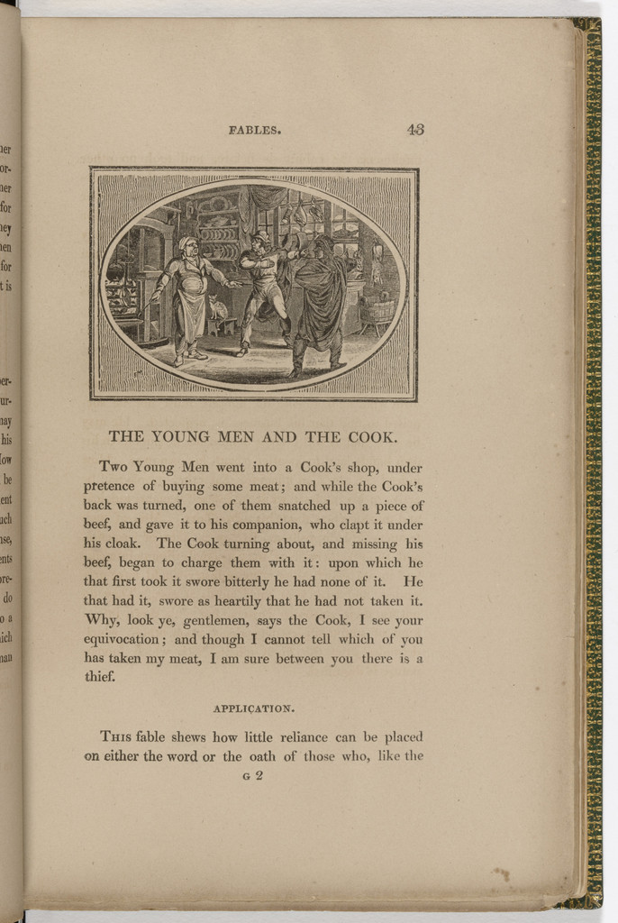 Headpiece (page 43) from The Fables of Aesop