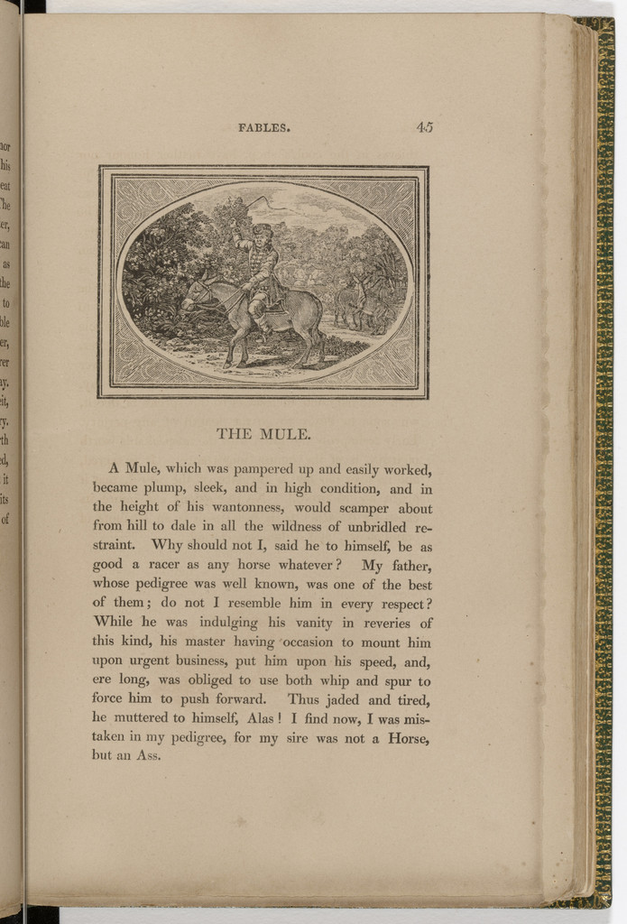 Headpiece (page 45) from The Fables of Aesop