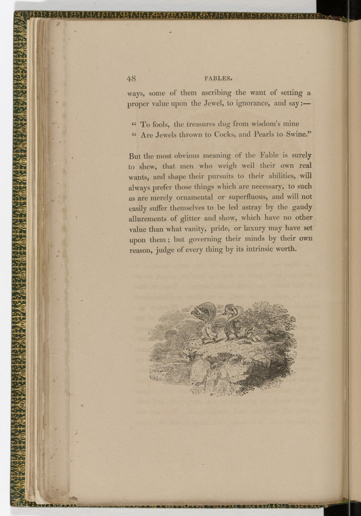 Tailpiece (page 48) from The Fables of Aesop