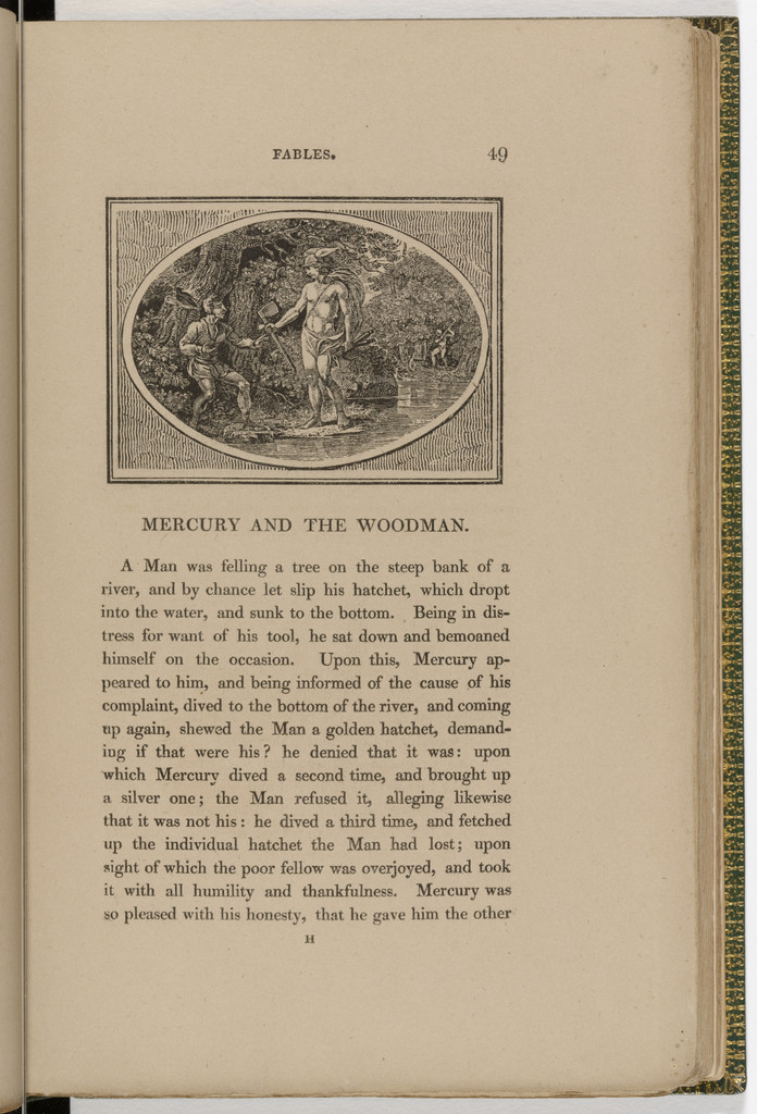 Headpiece (page 49) from The Fables of Aesop