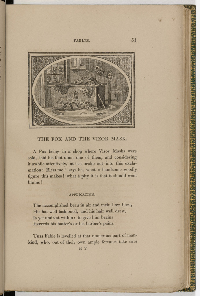 Headpiece (page 51) from The Fables of Aesop