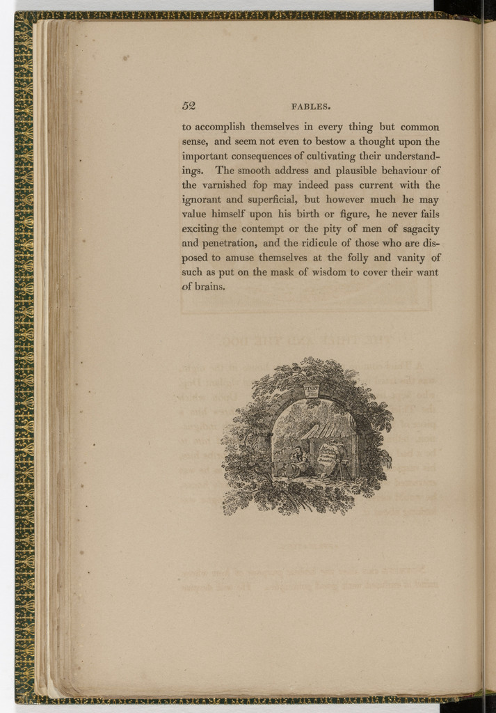 Tailpiece (page 52) from The Fables of Aesop