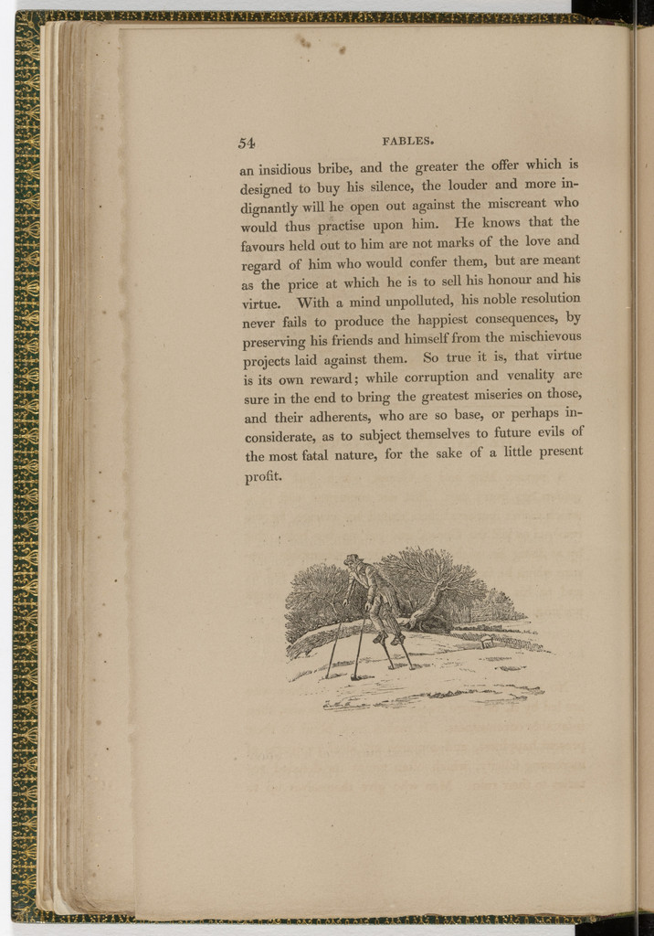 Tailpiece (page 54) from The Fables of Aesop