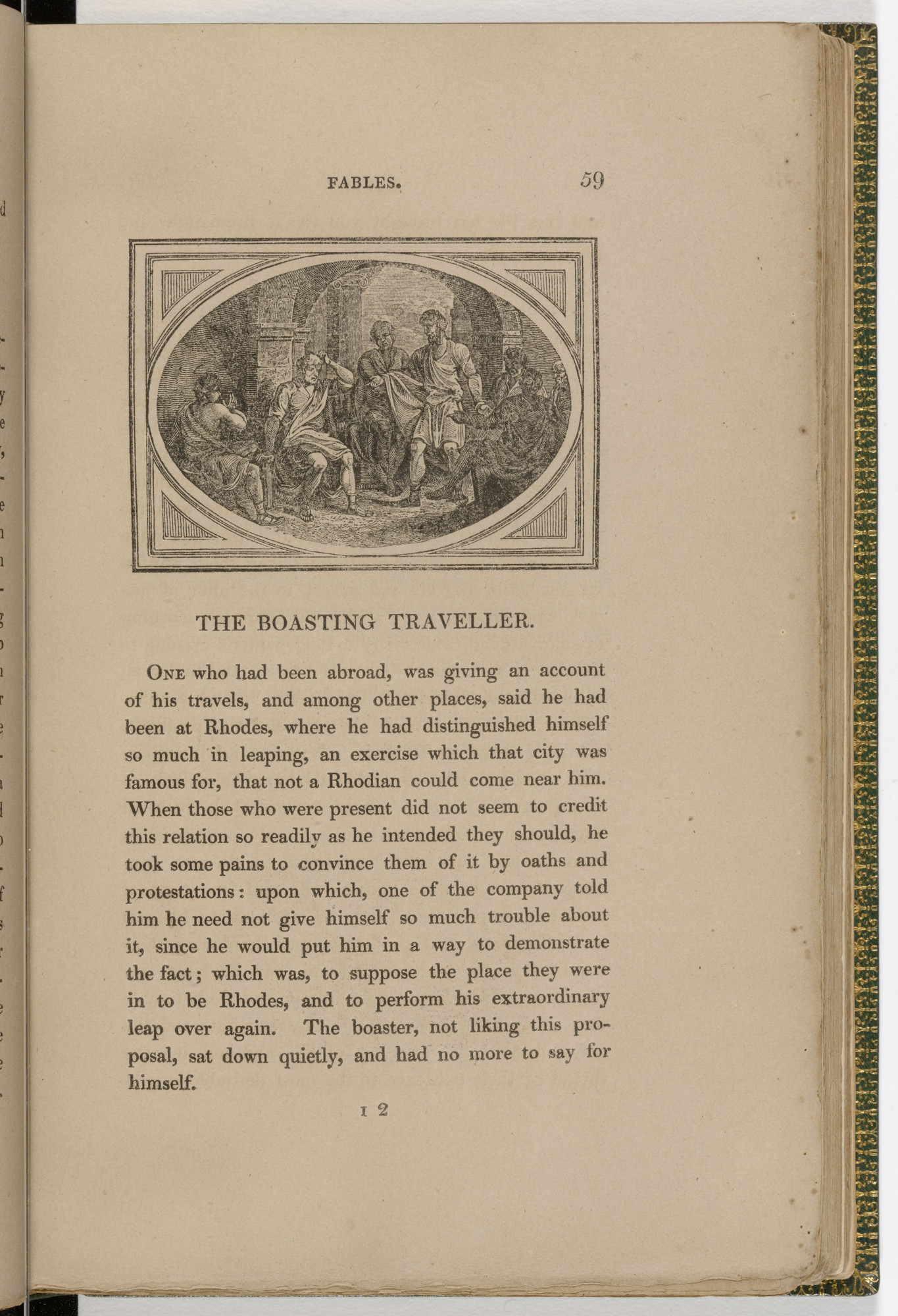 Thomas Bewick. Headpiece (page 59) from The Fables of Aesop