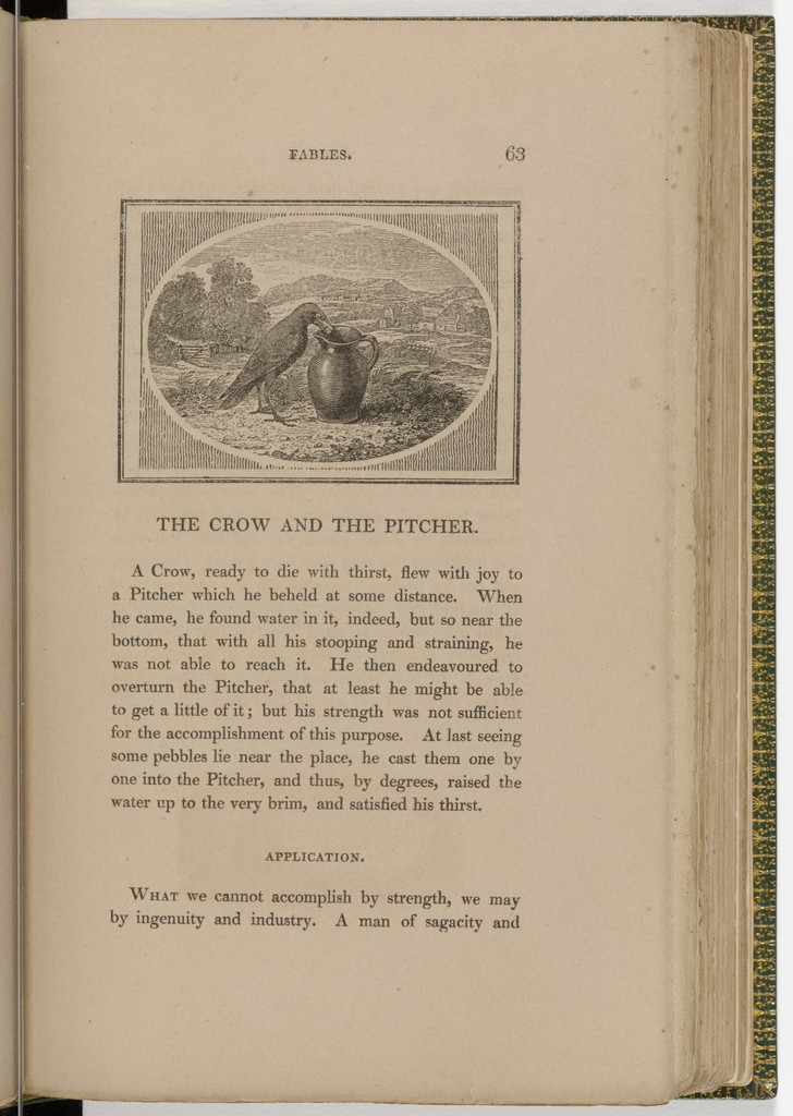 Headpiece (page 63) from The Fables of Aesop