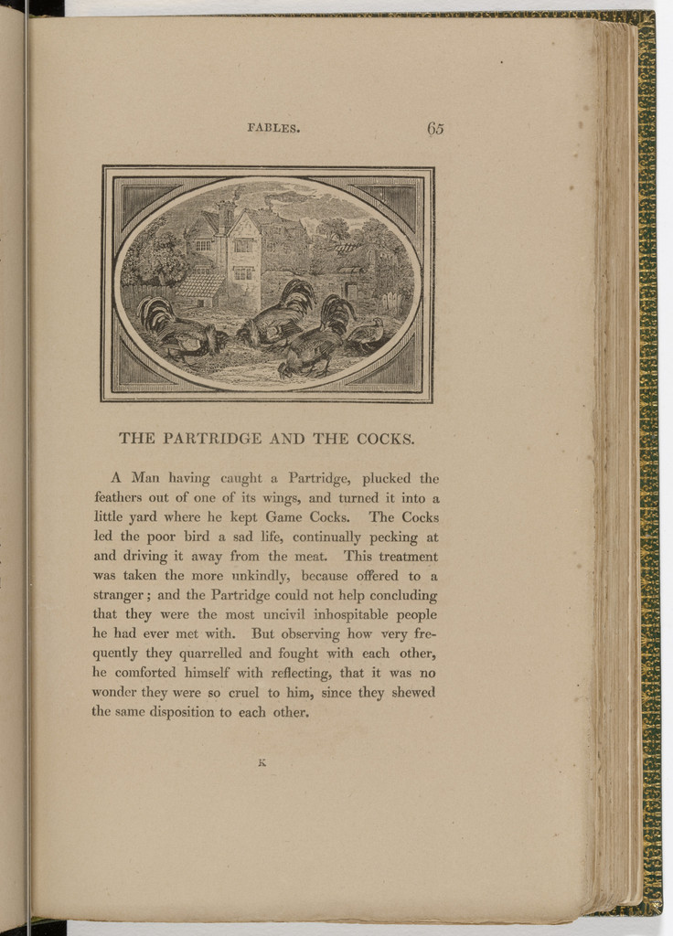 Headpiece (page 65) from The Fables of Aesop