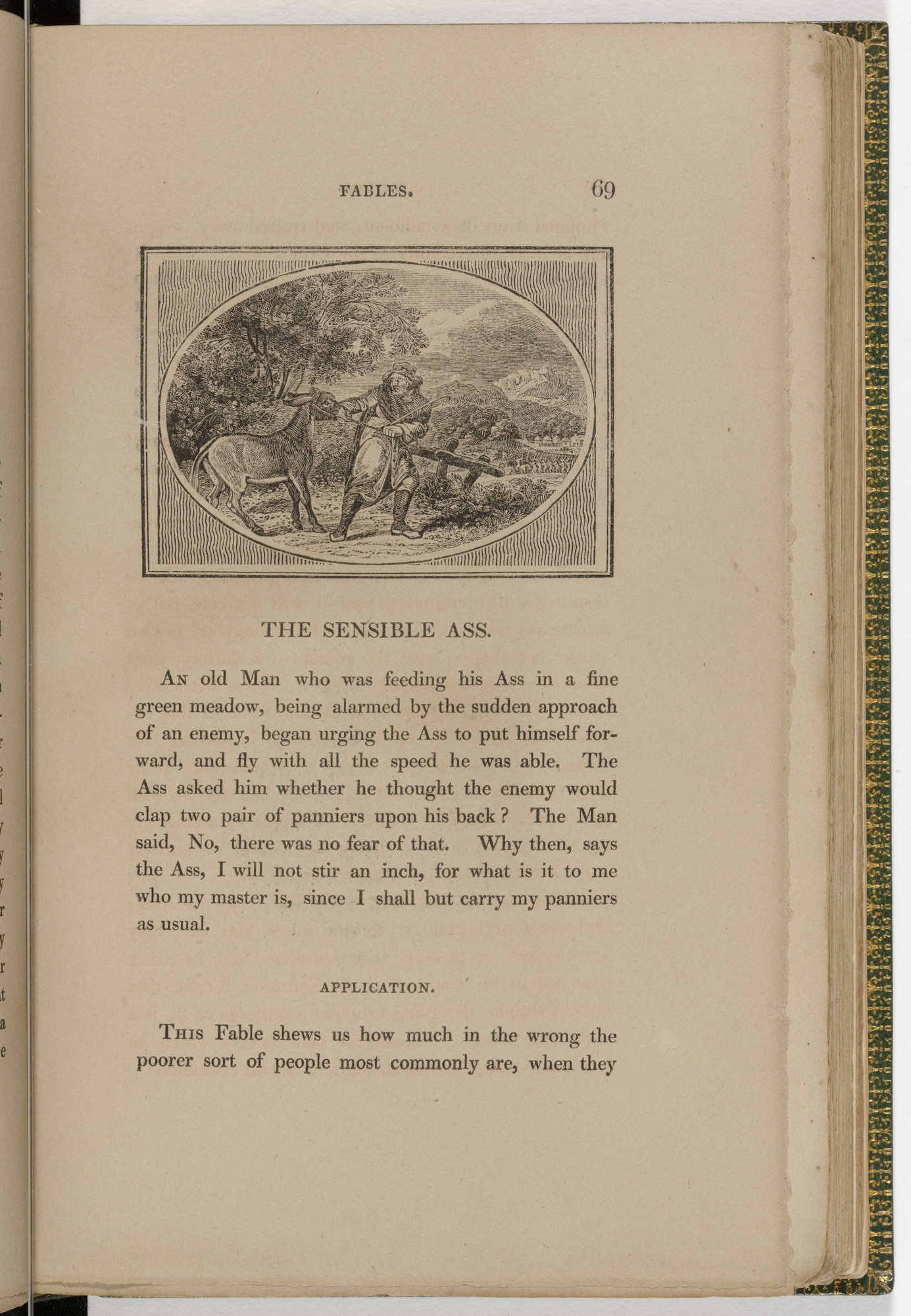 Thomas Bewick. Headpiece (page 69) from The Fables of Aesop
