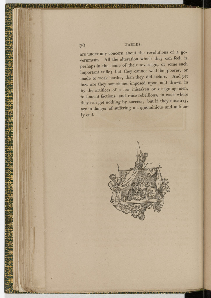 Tailpiece (page 70) from The Fables of Aesop