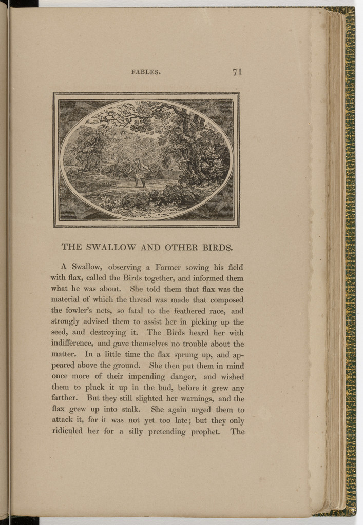 Headpiece (page 71) from The Fables of Aesop