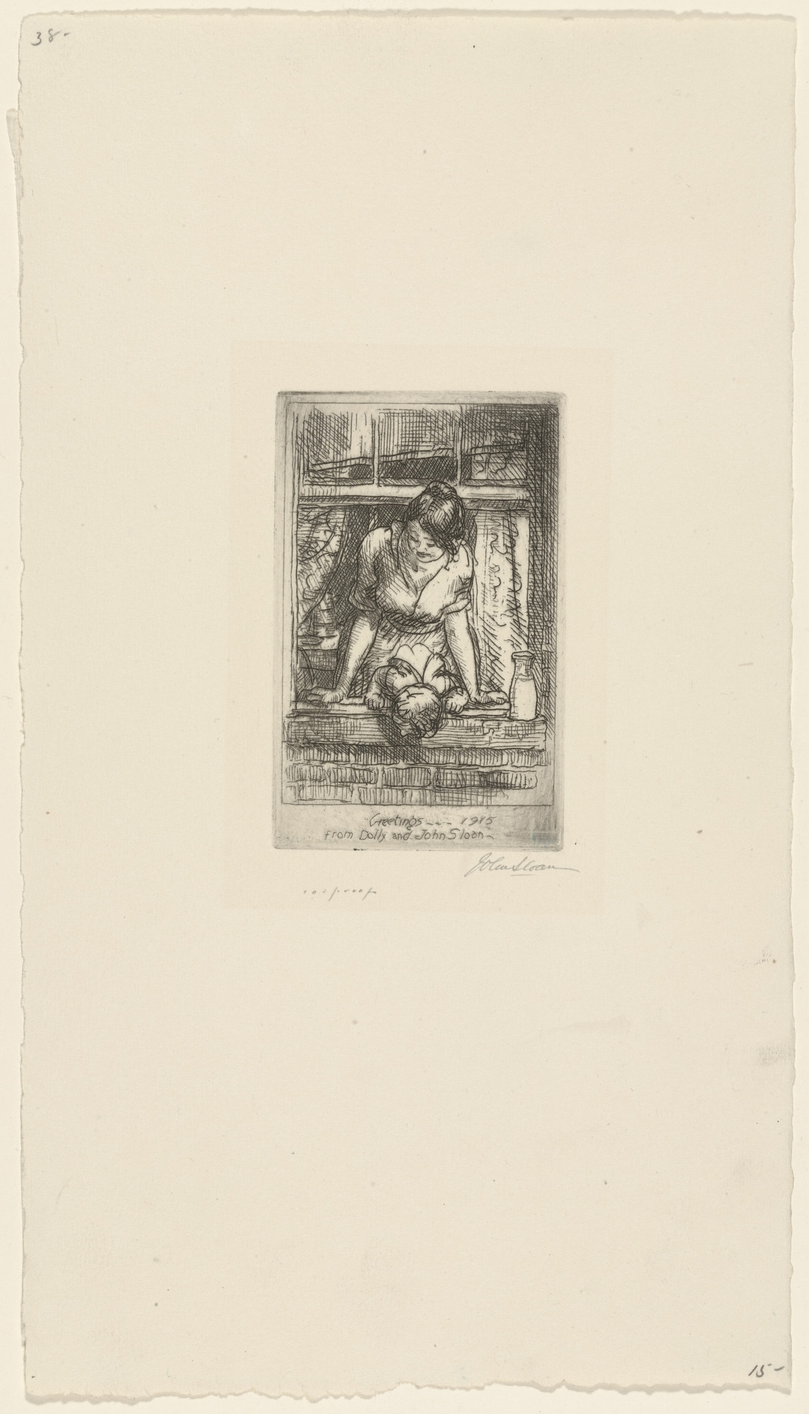 John Sloan. Greetings