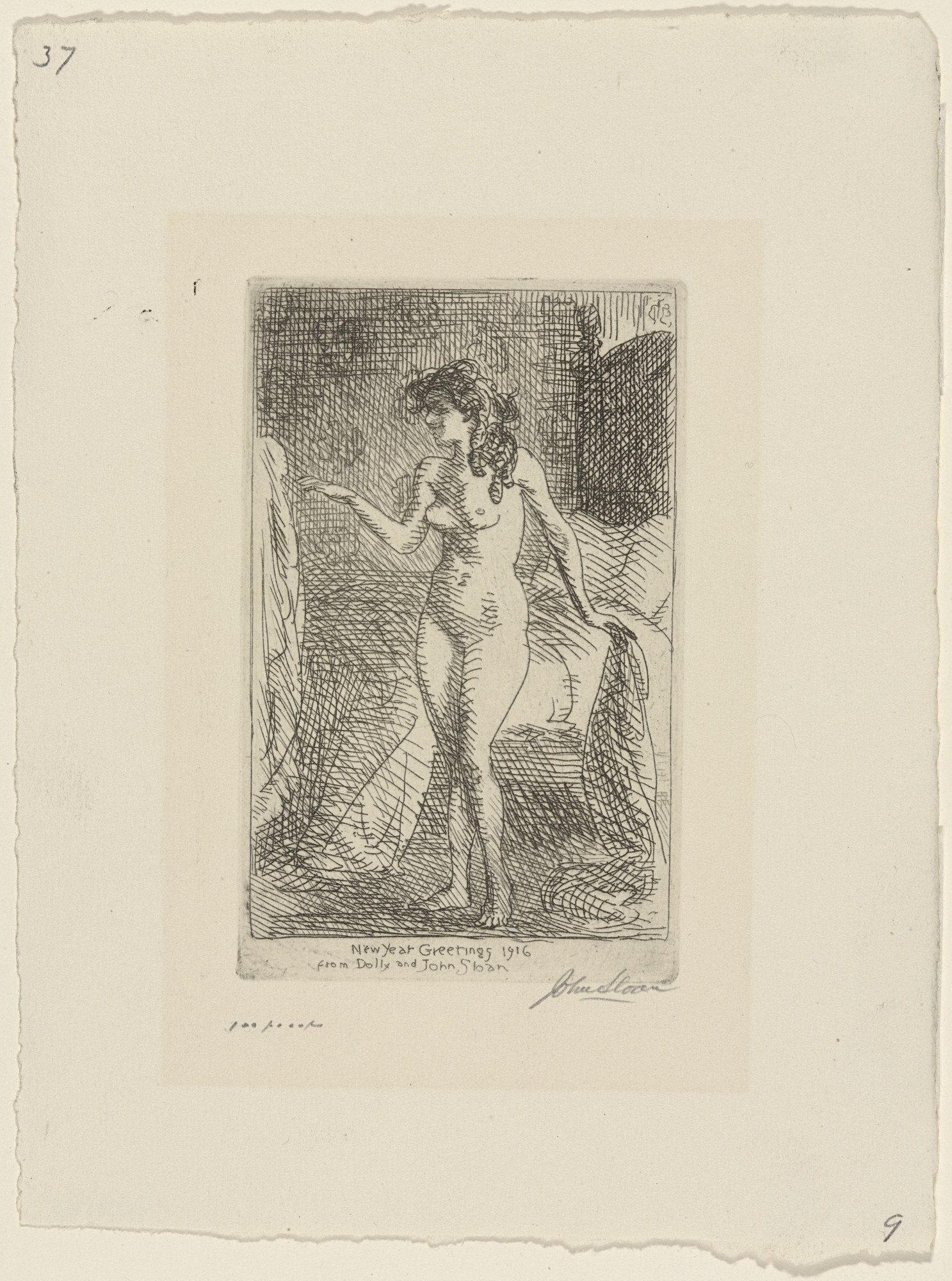 John Sloan. Greetings