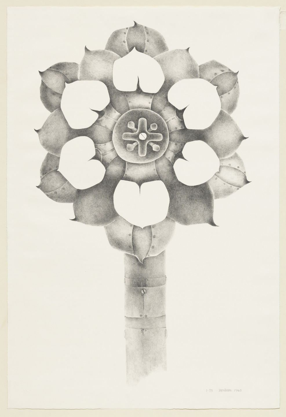 Lee Bontecou. Tenth Stone. 1968