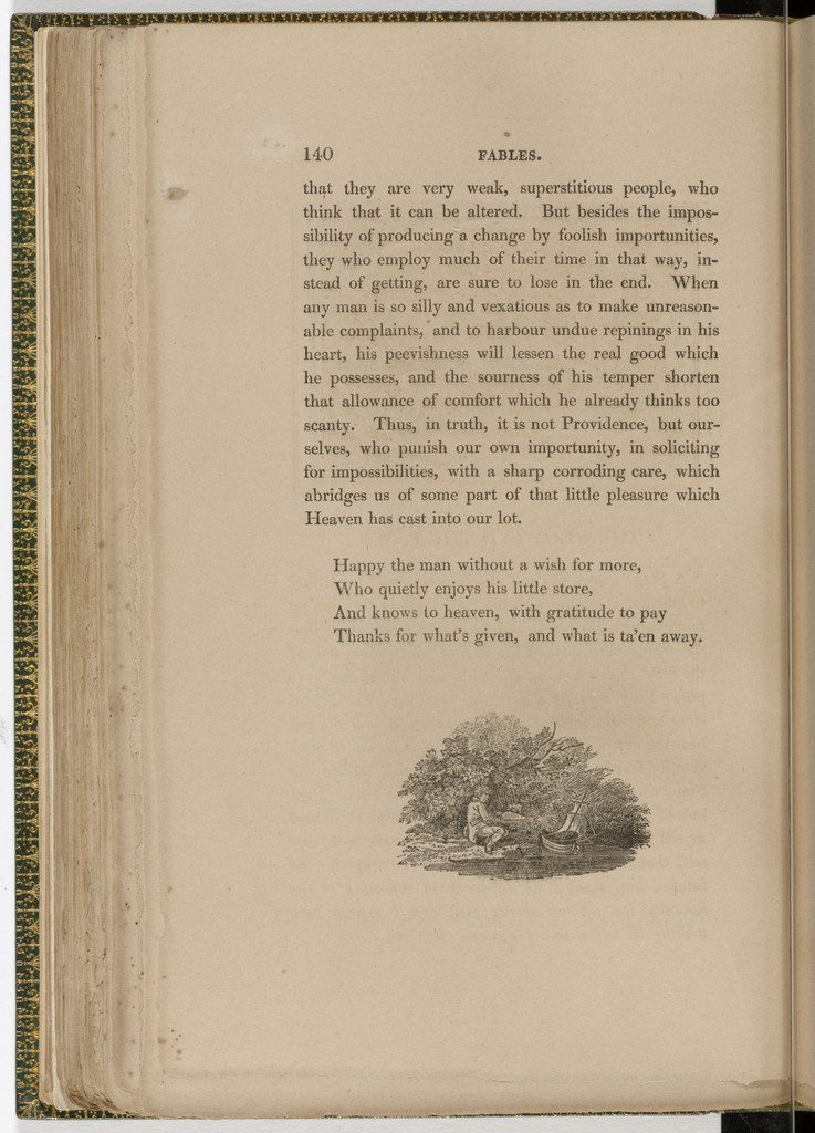 Tailpiece (page 140) from The Fables of Aesop