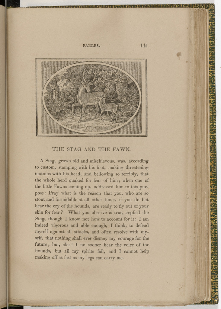 Headpiece (page 141) from The Fables of Aesop