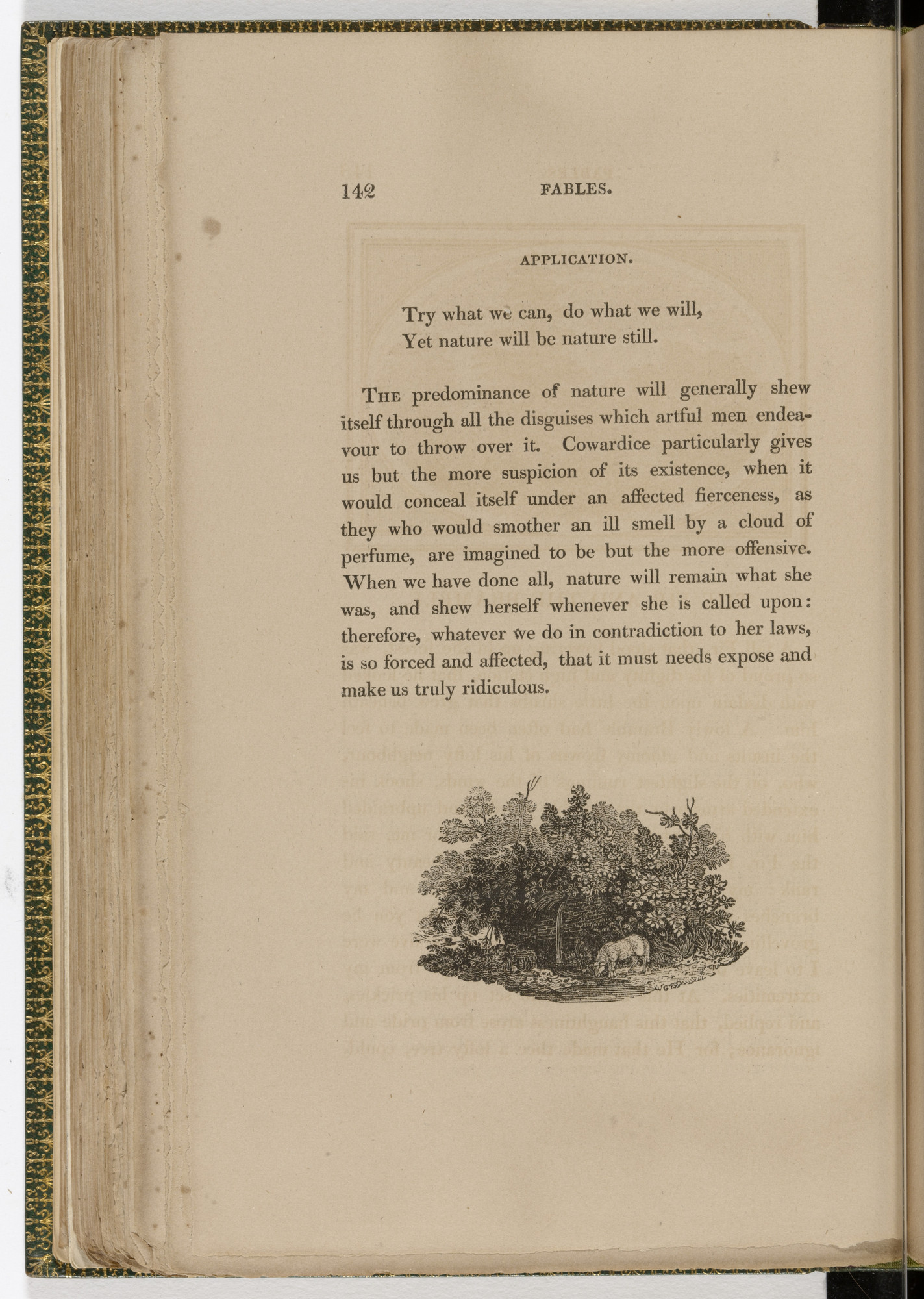 Thomas Bewick. Tailpiece (page 142) from The Fables of Aesop