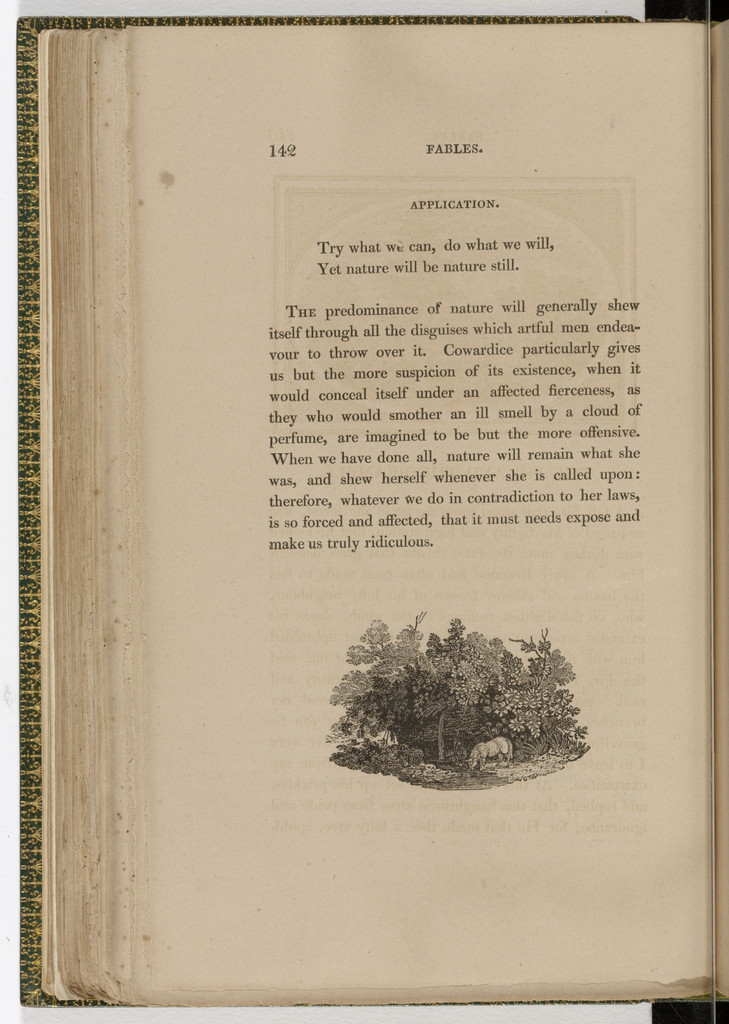 Tailpiece (page 142) from The Fables of Aesop