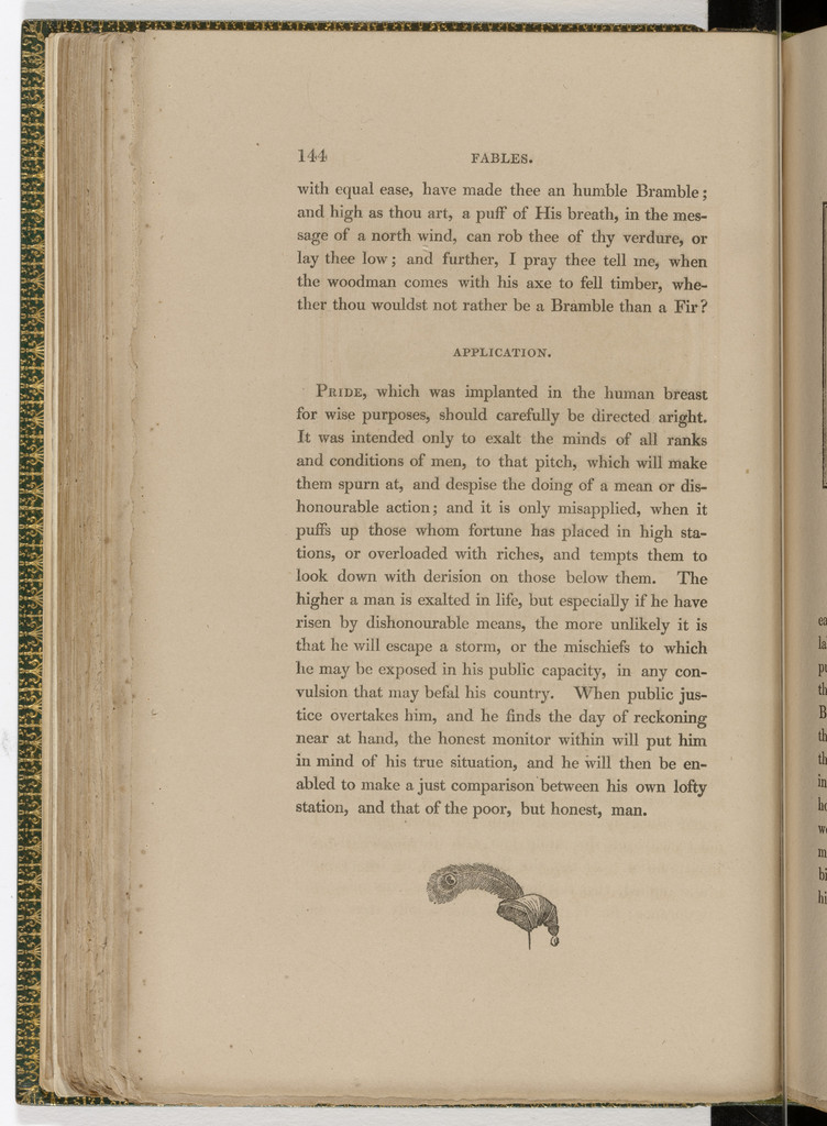 Tailpiece (page 144) from The Fables of Aesop