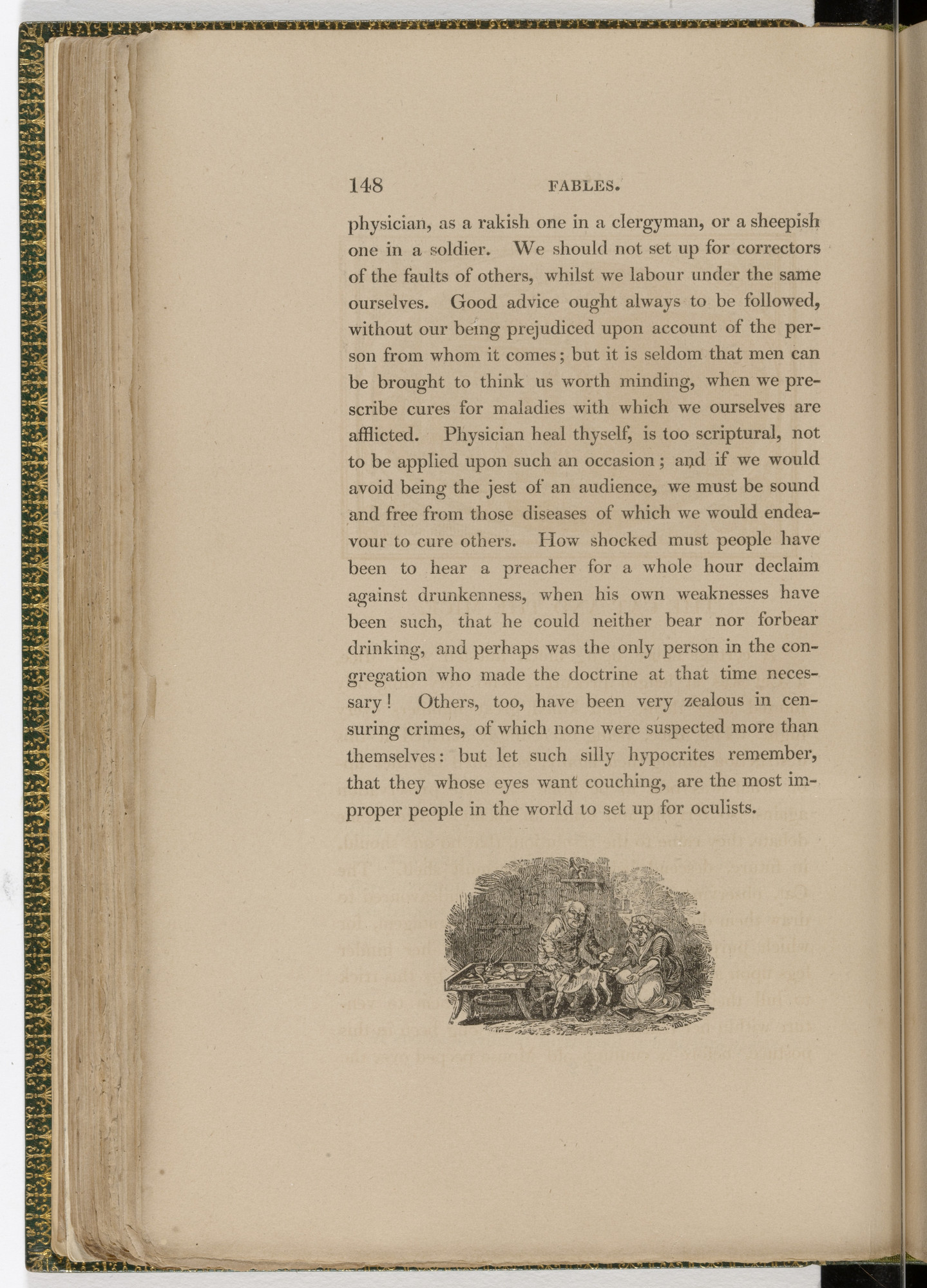 Thomas Bewick. Tailpiece (page 148) from The Fables of Aesop